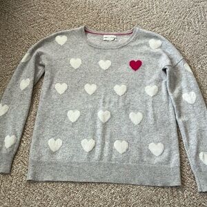 Christian Siriano Heart Cashmere sweater